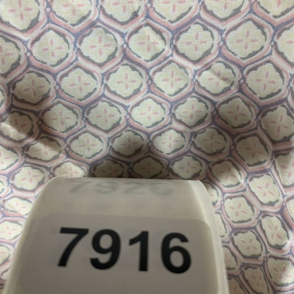 Cynthia‎ Rowley Blouse Women's Medium Geometric V-Neck Long Sleeve 7916 - Picture 6 of 6